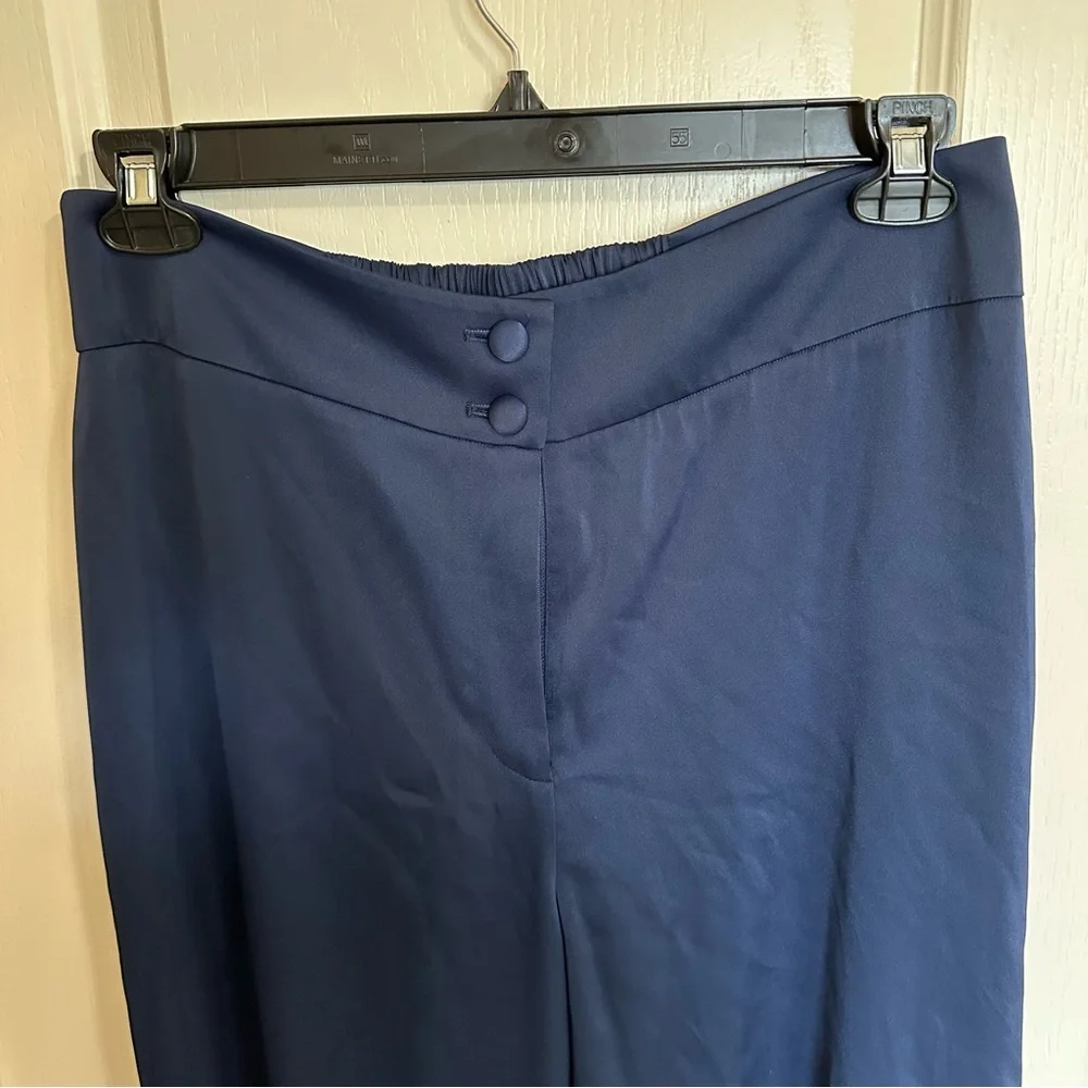 Amazon the Drop Lucy Whims High Waist Contrast Trim Wide Leg Pants Size Large - Picture 8 of 9